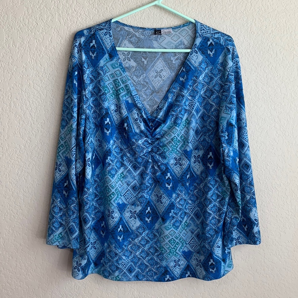 EUC KC Stevens Long Sleeve Tee